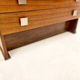 Mid-century modern wooden chest of drawers, italy, 1960s