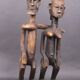 Sculpture couple bois