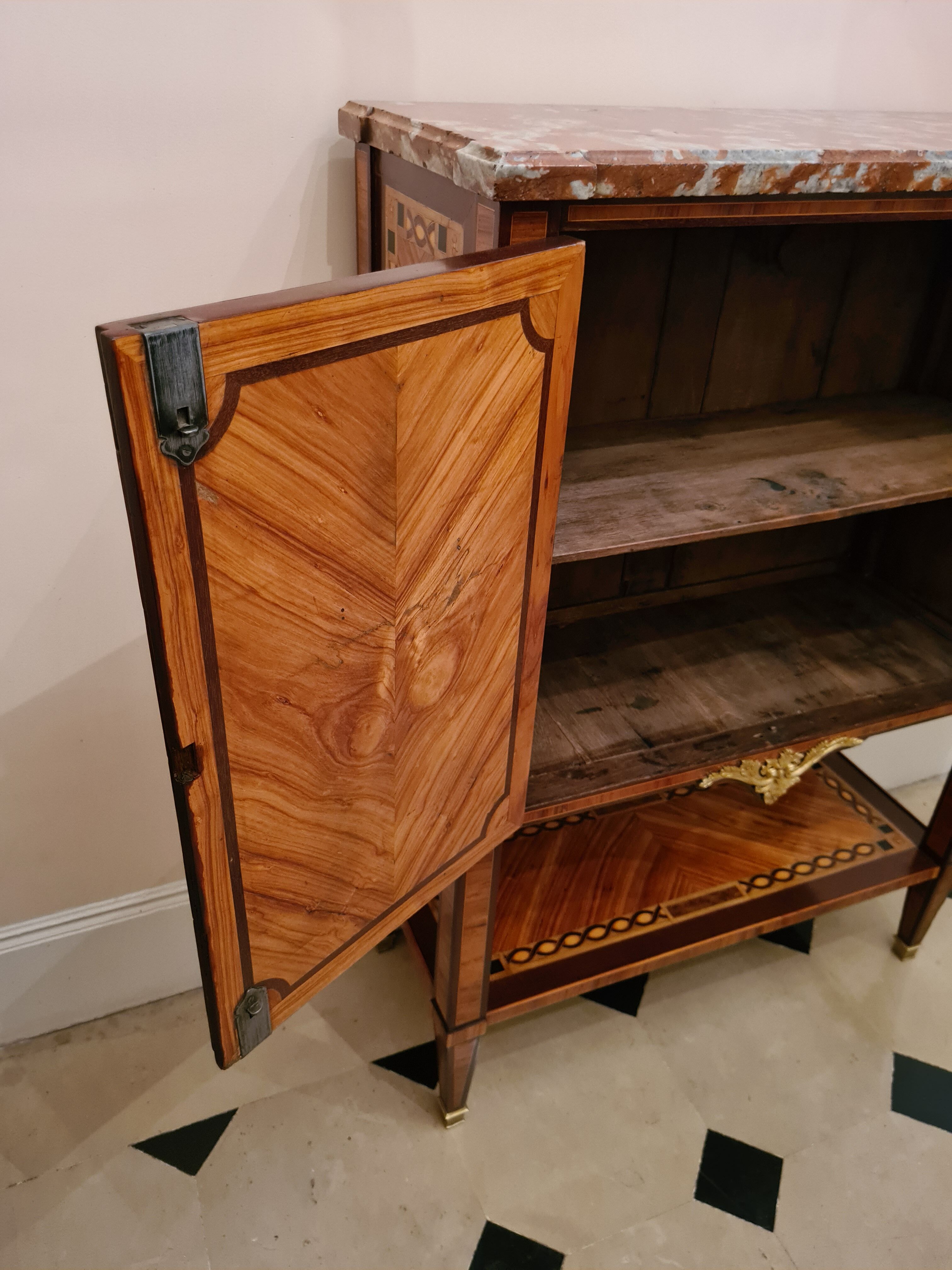 Louis XVI style sideboard with doors