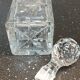 Cut crystal decanter