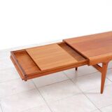 Large teak coffee table by Johannes Andersen for Uldum Møbelfabrik