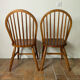 Paire de chaises anglaises en pin