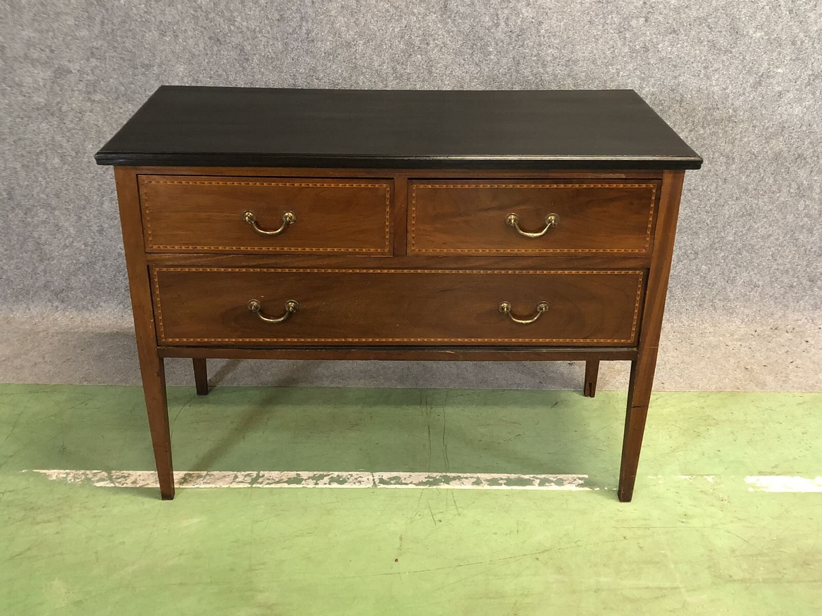 English dresser in mahogany early 20th