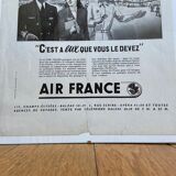 Air France advertising poster April 30, 1949