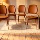 4 Baumann chairs model Pégase, 1960