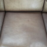 1960s Georg Thams Leather 3-Seather Sofa