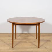 Mid-Century Round Teak Dining Table by Nils Jonsson for Hugo Troeds, Sweden
