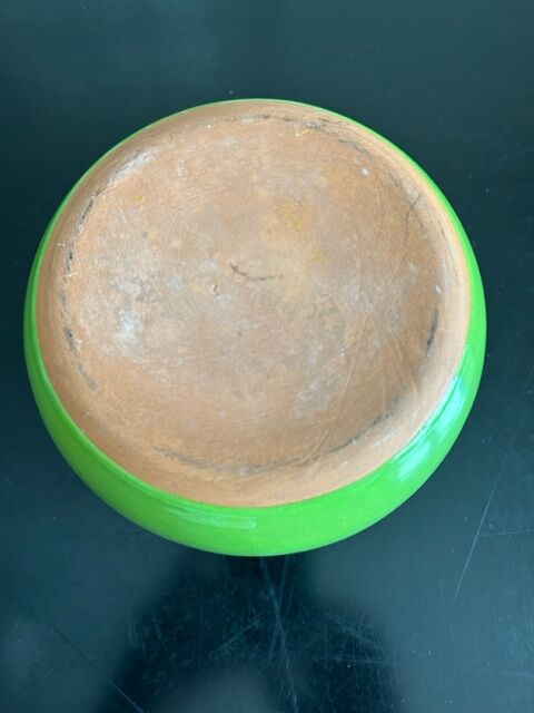 large spade flower paul badié pottery of la Brague