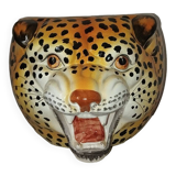 Tiger head ceramic planter