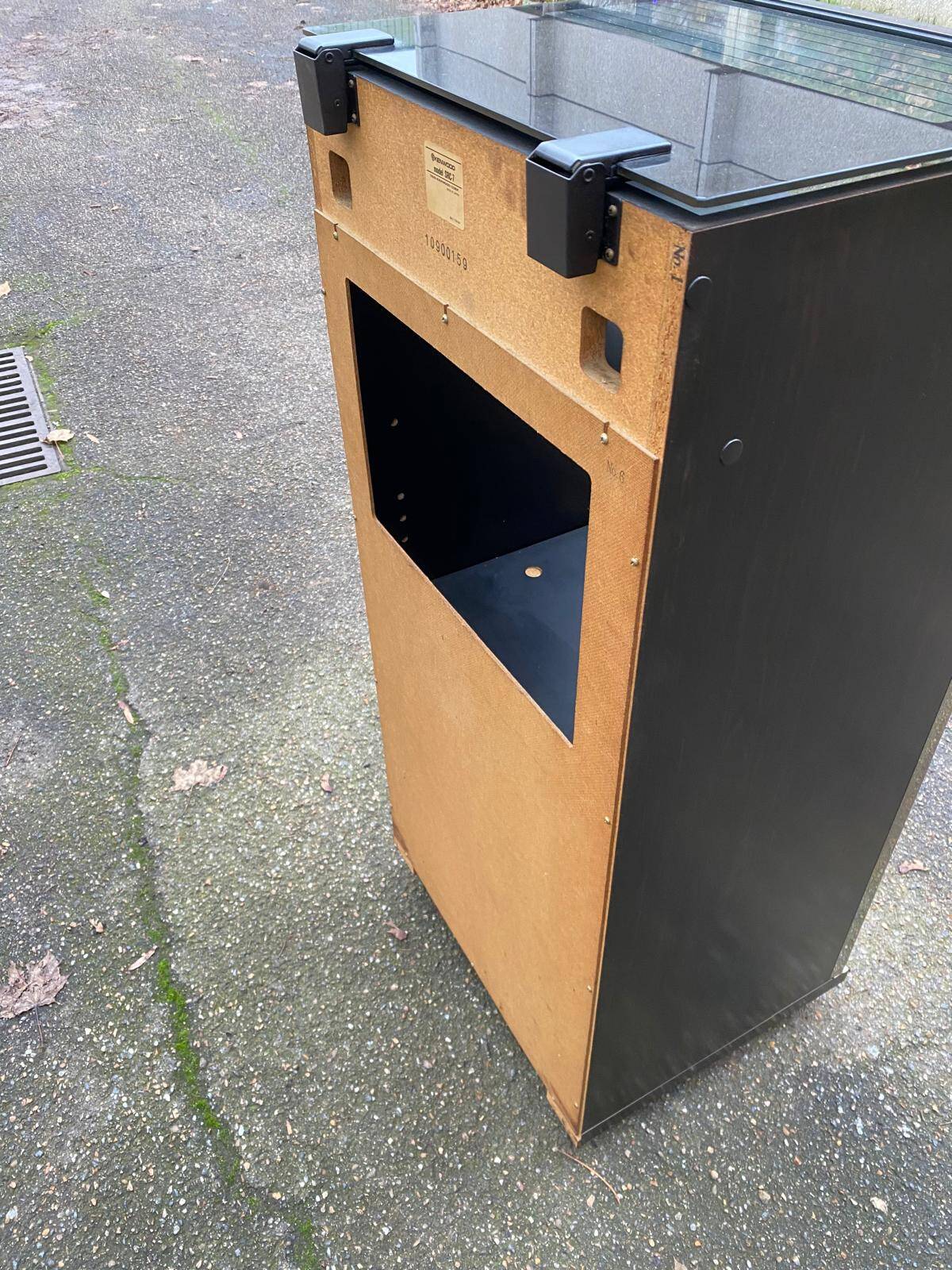 Meuble Hi-fi Kenwood Hifi avec tourne disque des années 80