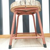 Vintage Stool Side Table