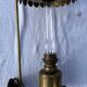 Vintage kerosene lamp copper wall light