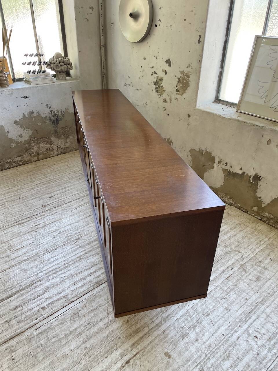 1950s modernist oak sideboard