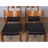 Suite of 6 chairs produced by Consorzio Sedie Friuli, 1960