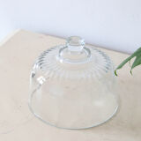 Glass cheese bell, vintage