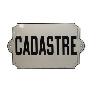 Plaque émaillée
