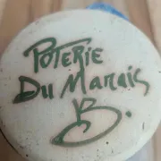 Large vintage cup Poterie du Marais – Signed French ceramics