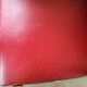 Vintage armchair base compass skaï red