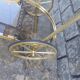 Vintage rolling metal dore service