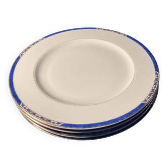 Ensemble de 8 assiettes en porcelaine de Limoges – Philippe Deshoulières