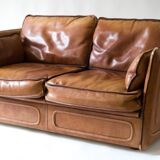 Vintage leather sofa Maison Roche et Bobois