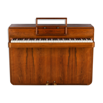 Danish mid-century modern hardwood pianette Bij Louis Zwicki, 1960s