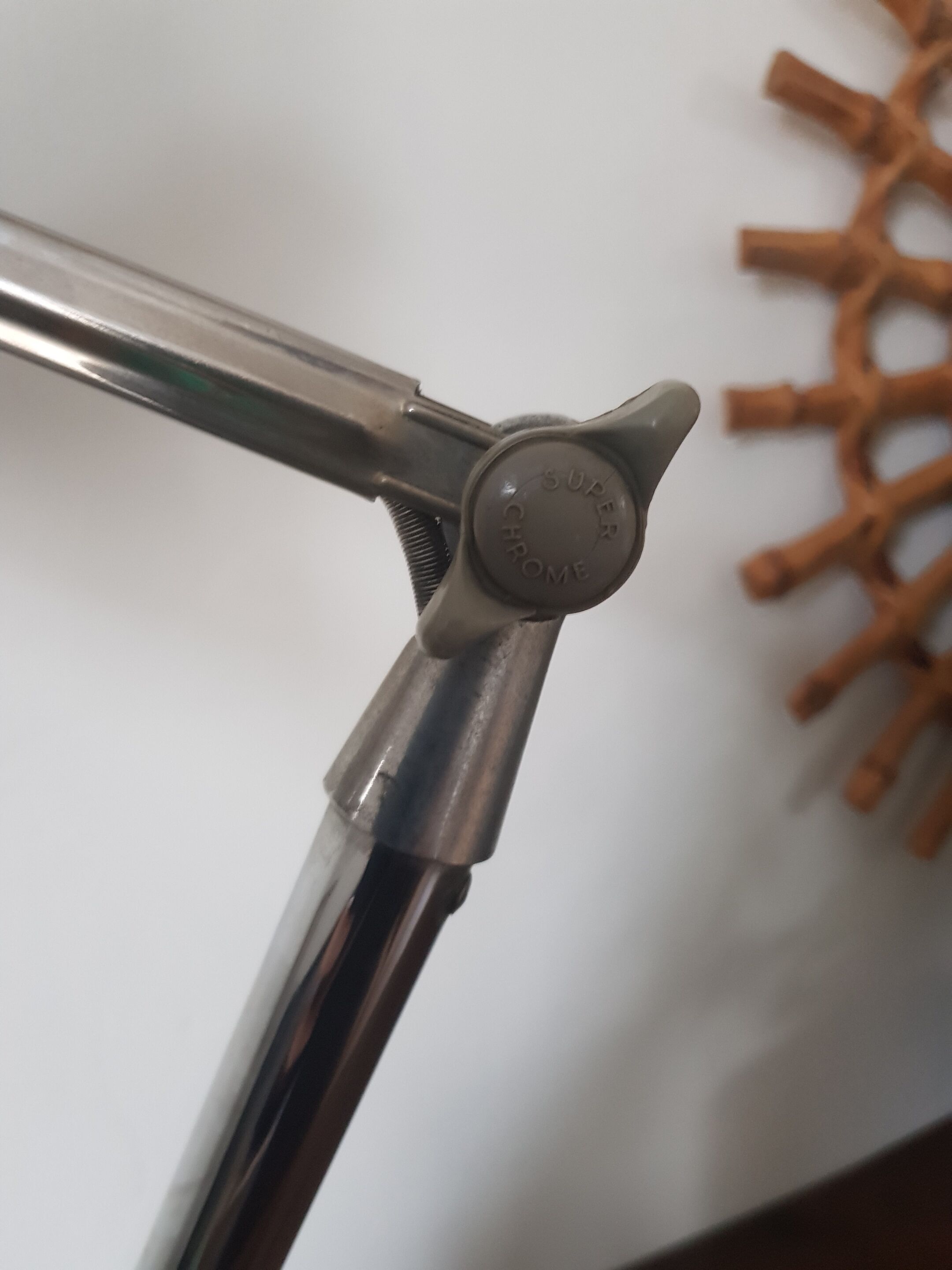 Super chrome Art Deco desktop lamp