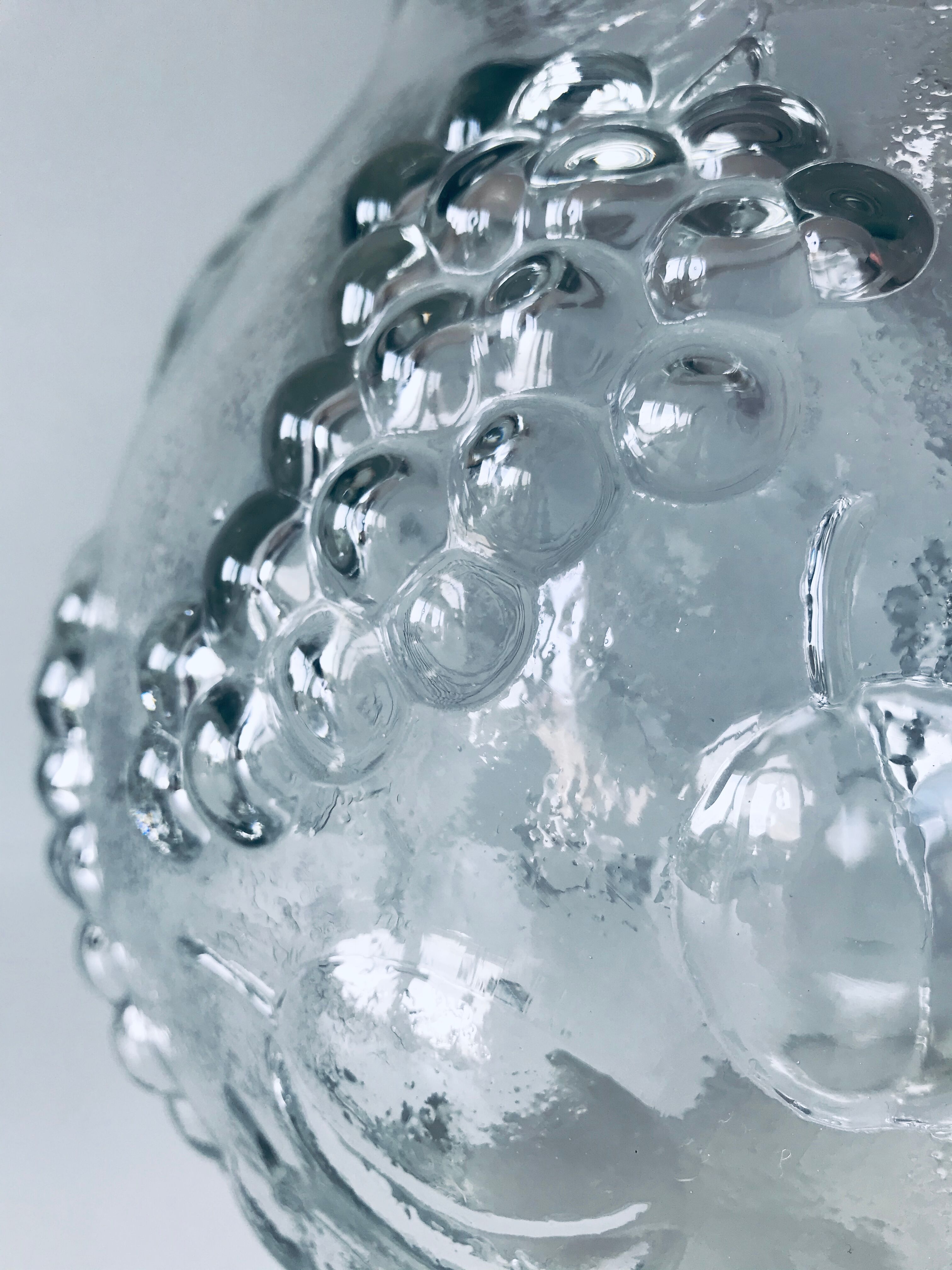 Glass vase tutti frutti
