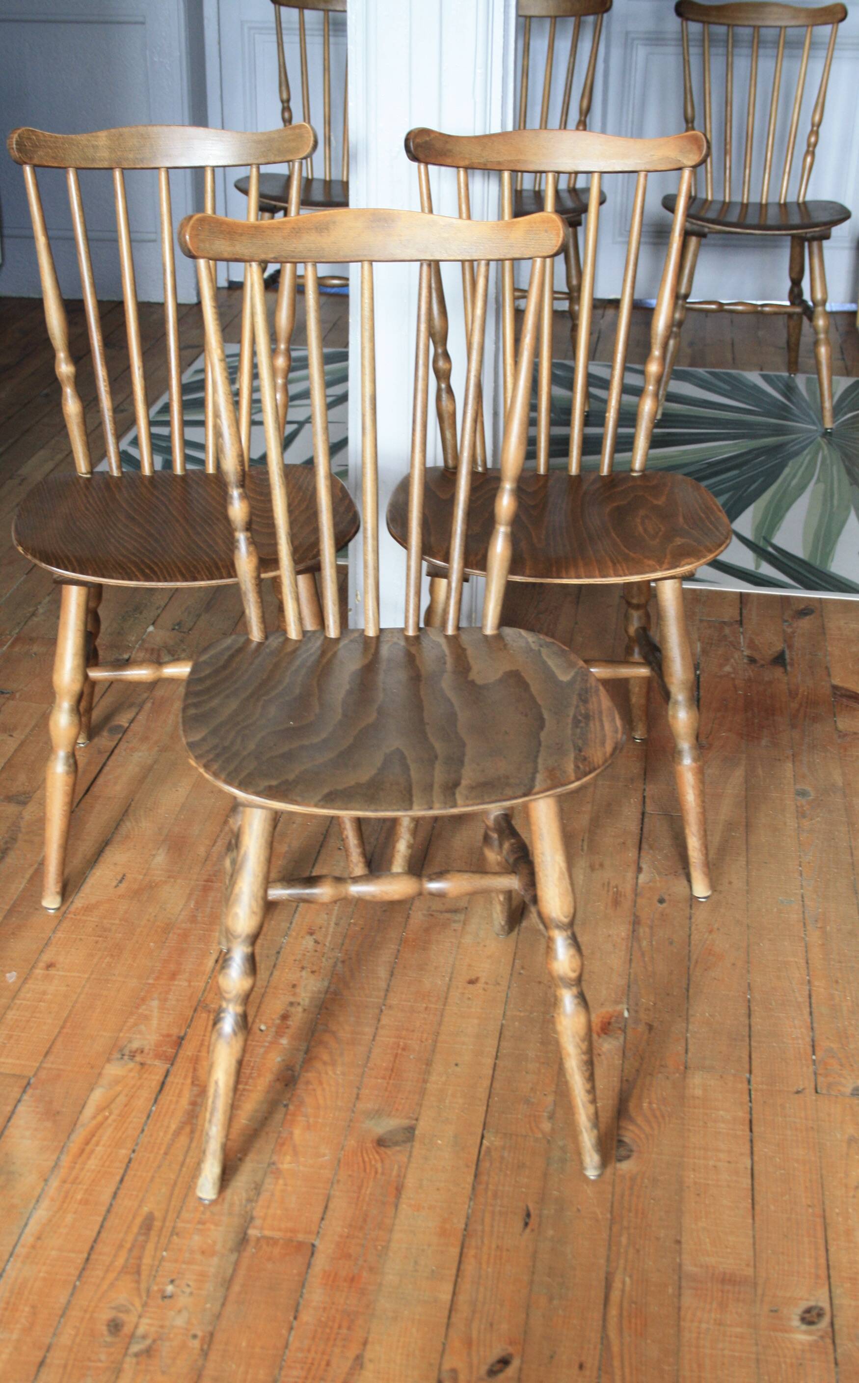 Set of 4 Tacoma Baumann bistro chairs