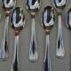 Set 12 Teaspoons Moka in silver metal - Model net staple