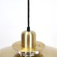 Belid pendant lamp / Danish modern design / brass / aluminum / 1980s