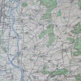 Vintage map of Uckange