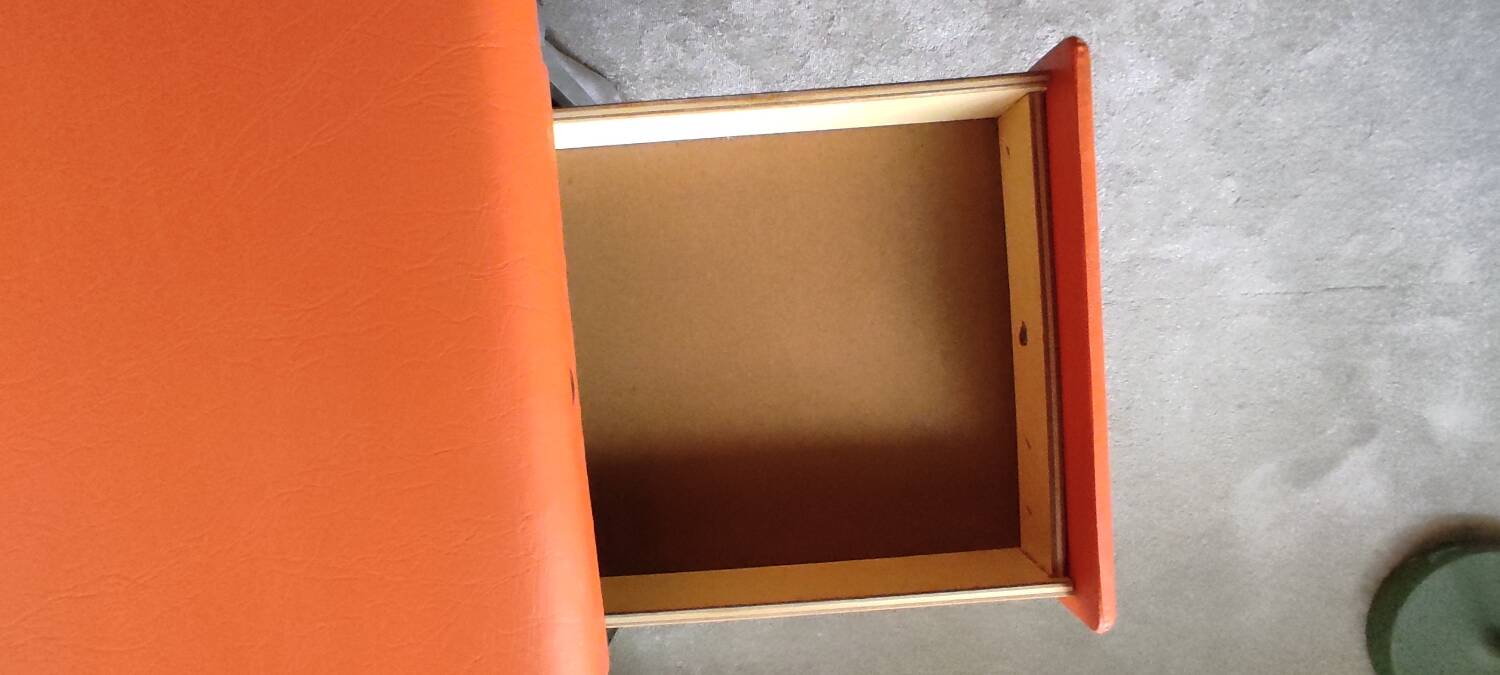 Chrome and skai desk from the 70s