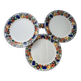Suite de 4 assiettes plates Golden Summer Royal Copenhagen