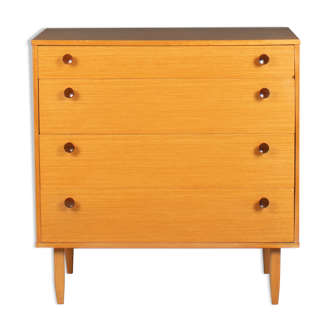 Retro honey teak 1960s avalon chest of drawers