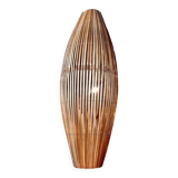 High lamp in bamboo strips