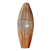 High lamp in bamboo strips