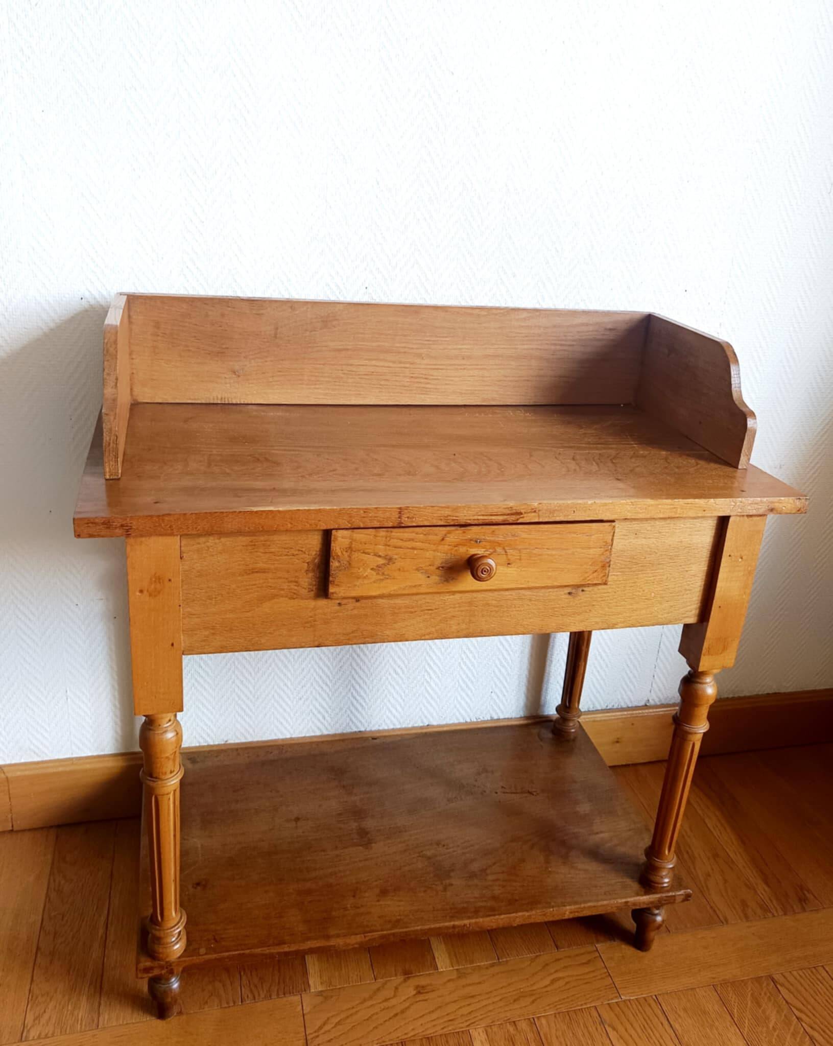 1940s wooden dressing table