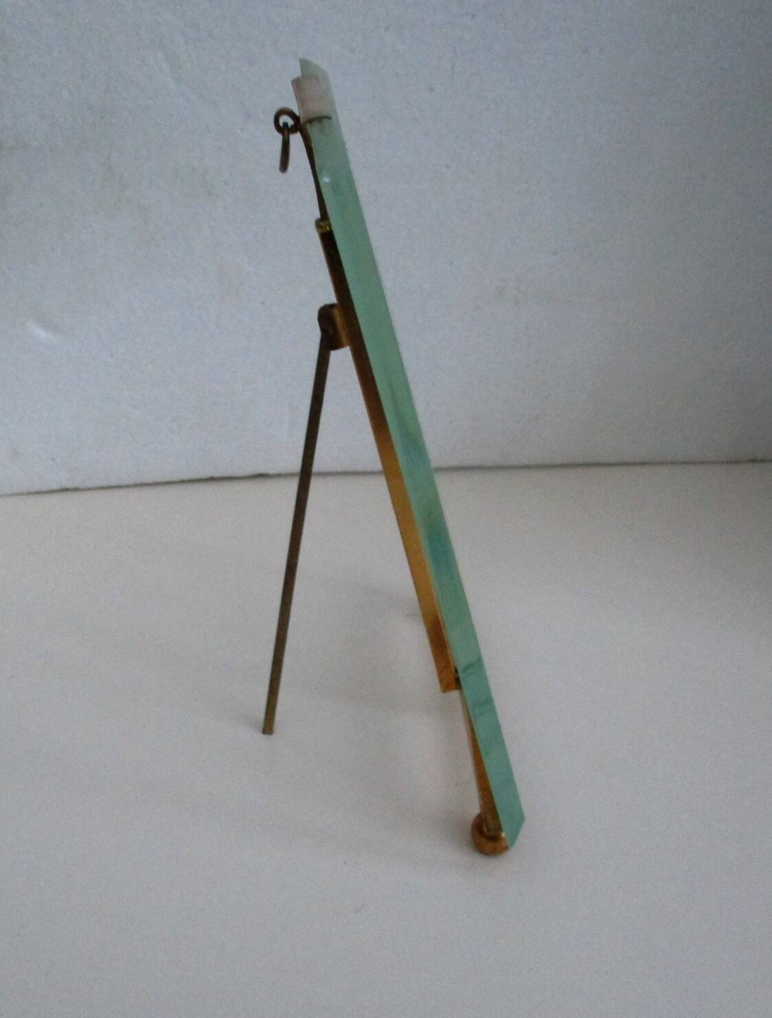 Acf cadre laiton verre biseauté, napoleon iii