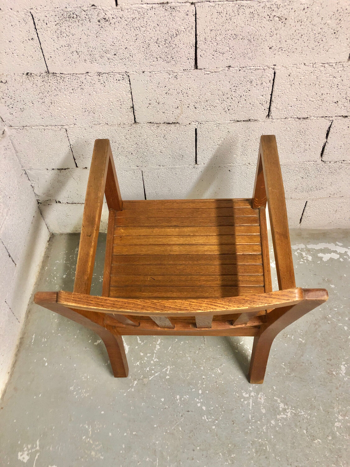 Reconstruction period armchair, René Gabriel style, 1950s