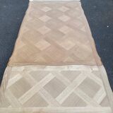 Extendable Louis XV dining table in solid oak wood and marquetry 250cm