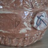 Stoneware vase signed GT