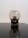 Table lamp with smoked glass by Sussmuth Leuchten 1970s