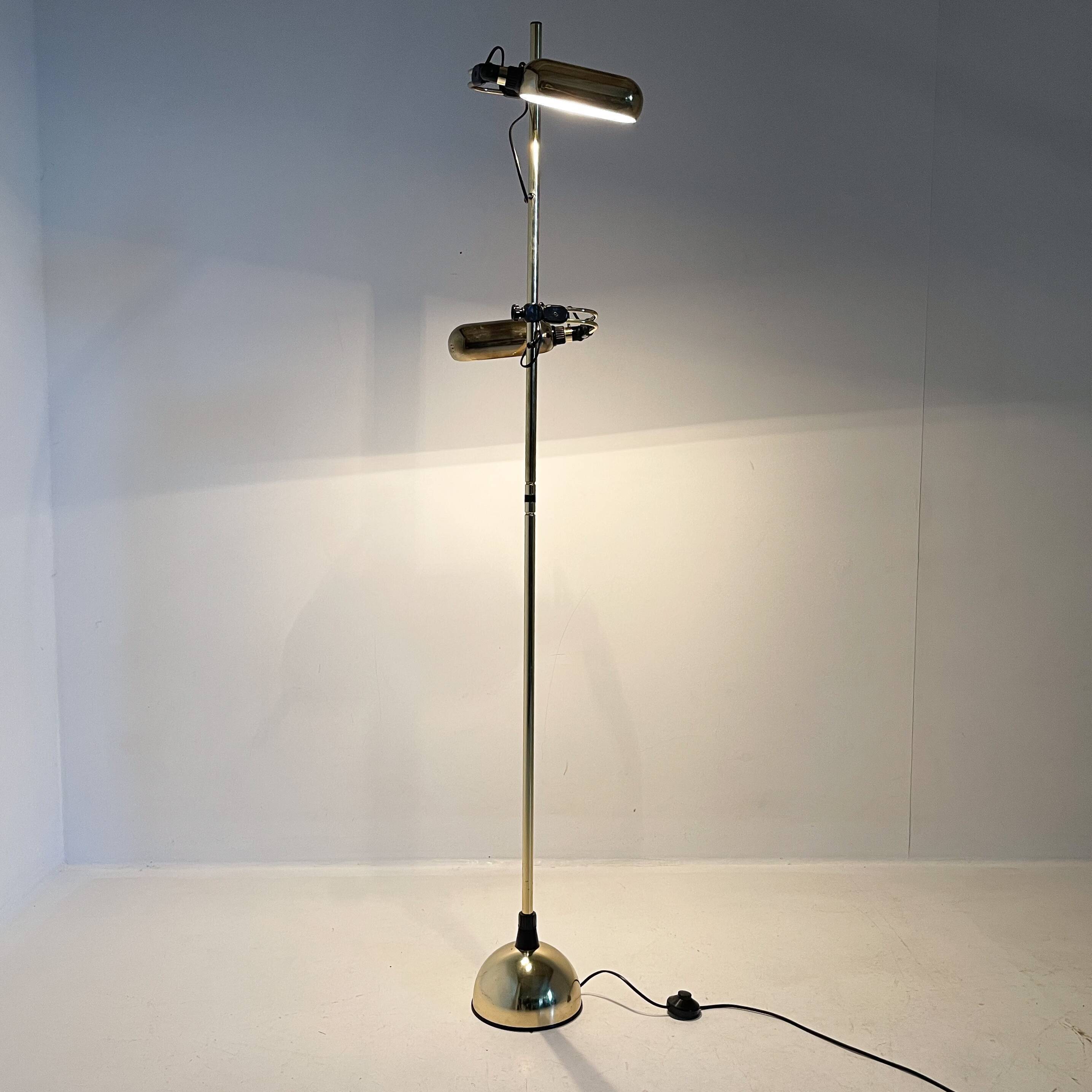 1980's Italian Adjustable Floor Lamp