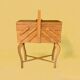 Travailleuse en bois vintage