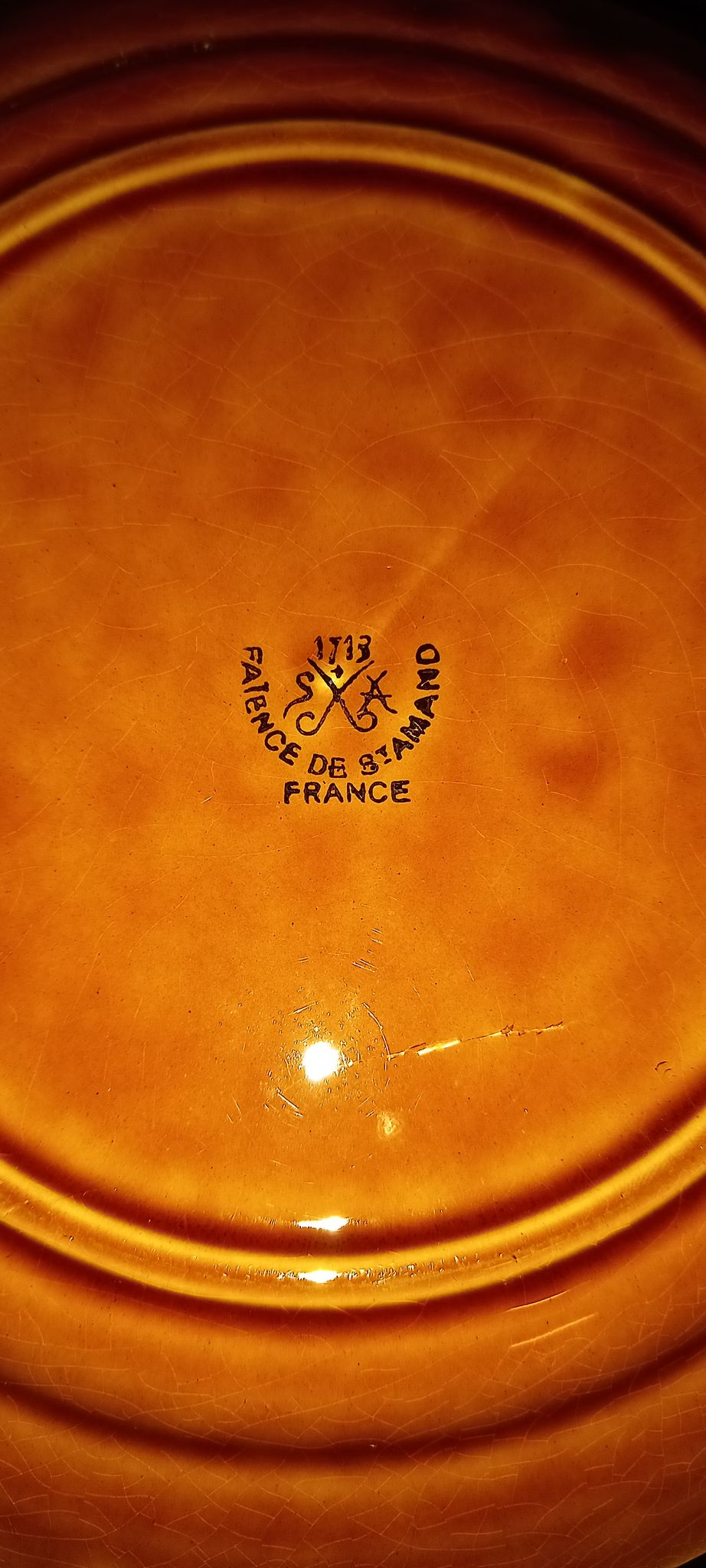 Assiette faïence