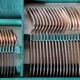 Silver metal cutlery set art deco goldsmith ATO 49 pieces