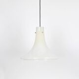 Superb large opaline glass pendant by Limburg, Germany, 1970s.