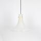 Superb large opaline glass pendant by Limburg, Germany, 1970s.