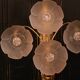 Pair of vintage floral wall sconces